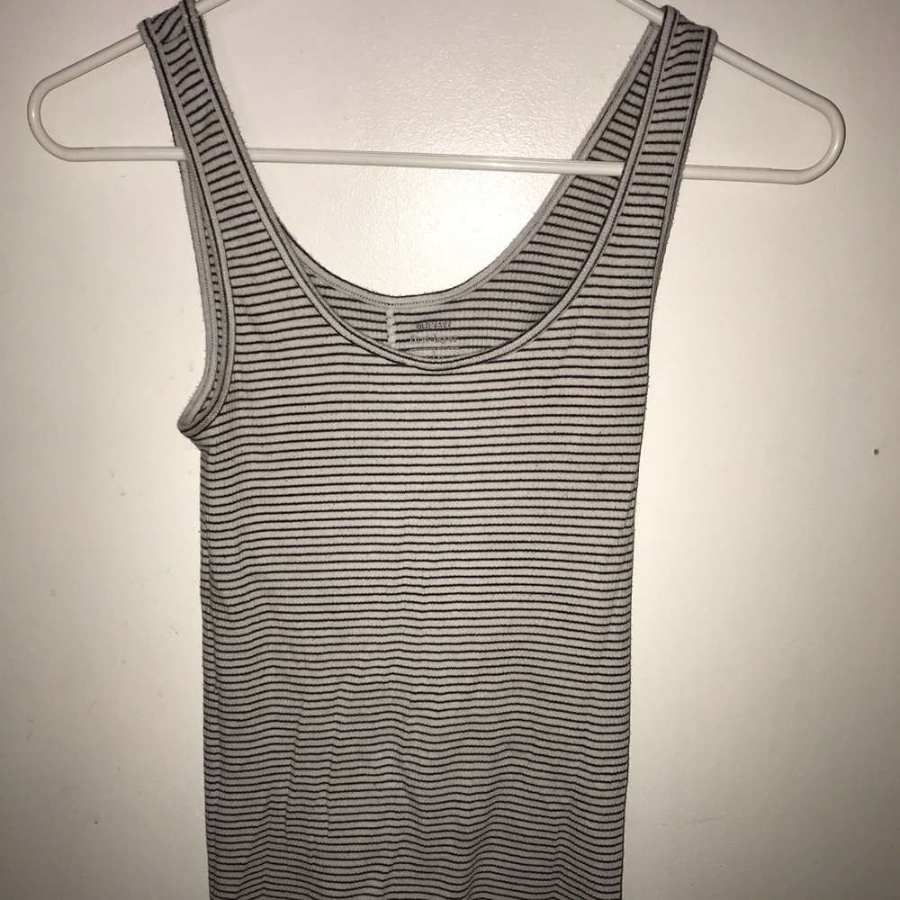 Old Navy Black & White Striped Tank